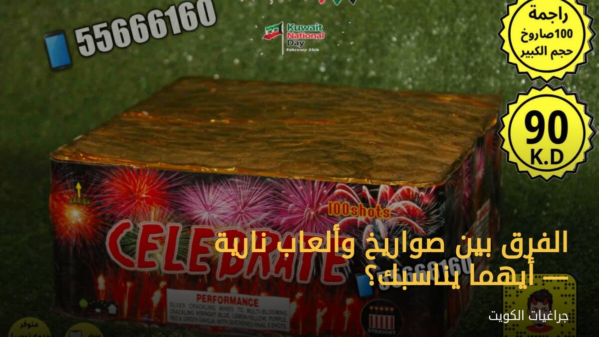 الفرق بين صواريخ وألعاب نارية — أيهما يناسبك؟