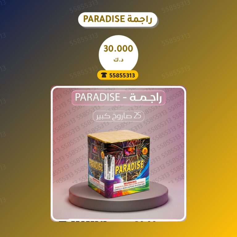 دليل راجمة PARADISE: كل ما تحتاج معرفته قبل الطلب
